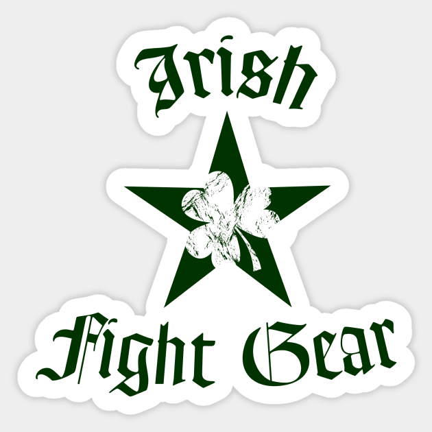 Irish Fight Gear - Star Sticker by IrishFightGear